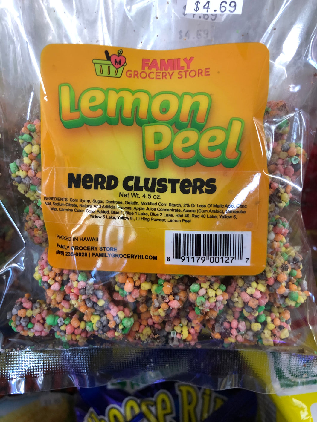 Lemon Peel Nerd Clusters